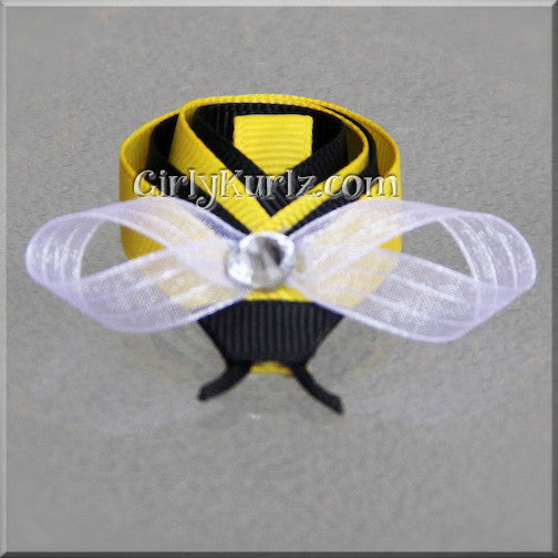 bumble bee hair clip