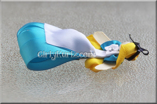 Handmade Wonderland Dreamer ribbon clip DIY storybook hair tutorial