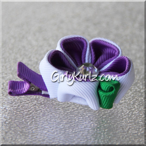 kanzashi flower hair clip