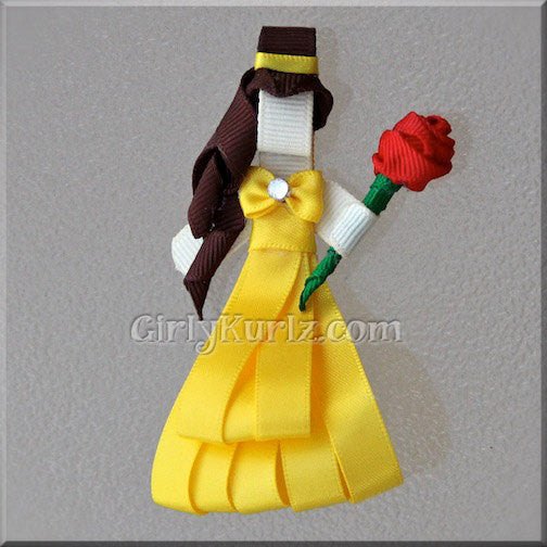 Beauty and the Beast Hair Clip