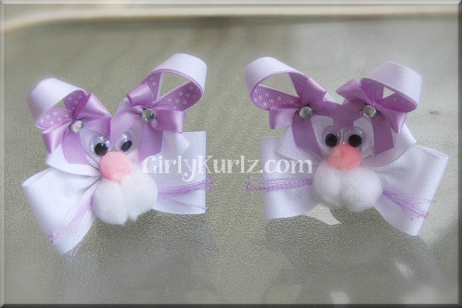 bunny hair bow