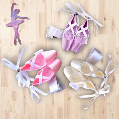 Ballet Pointe Shoe Hair Clip