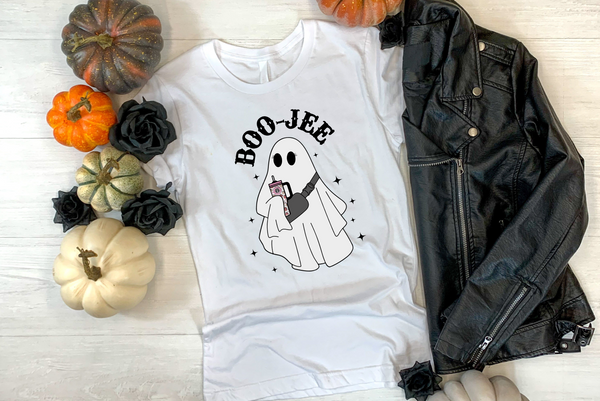 BooJee Ghost Shirt, Customized shirts, customized sweatshirts, Halloween Shirt, Graphic Shirt, Gift for Her, Gift For Mom