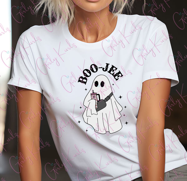 BooJee Ghost Shirt, Customized shirts, customized sweatshirts, Halloween Shirt, Graphic Shirt, Gift for Her, Gift For Mom