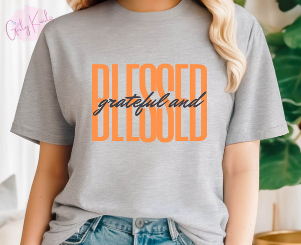 Customized Shirt, Customized Sweatshirt, Gift for Her, Gift for Mom, Blessed Shirt