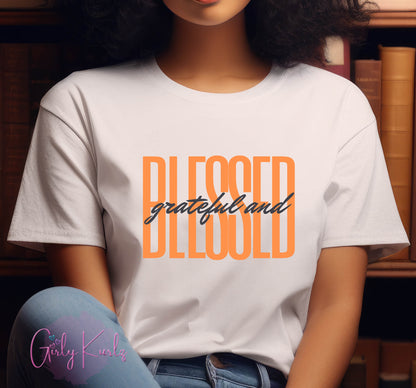 Customized Shirt, Customized Sweatshirt, Gift for Her, Gift for Mom, Blessed Shirt