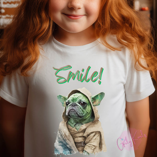 Frenchie-Yoda T-Shirt, Customized Shirt, Customized Sweatshirt, Gift for Her, Gift for Him, Gift for Mom, Christmas Gift, Christmas Gift