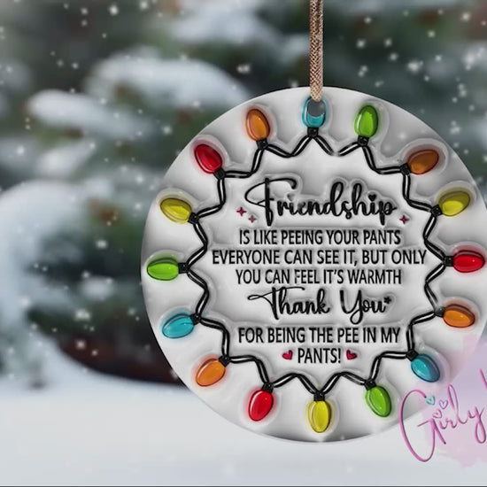 Friendship Ornament, Christmas Ornaments, Christmas Ornaments Personalized, Ornaments Christmas, Friendship Gifts, Christmas Gifts, Gifts