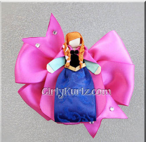 princess anna hair bow