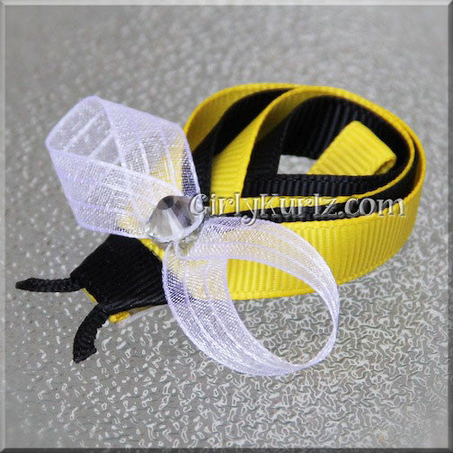 bumble bee hair clip