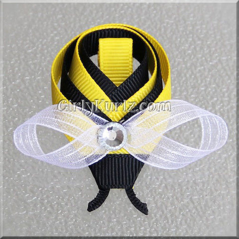 bumble bee hair clip