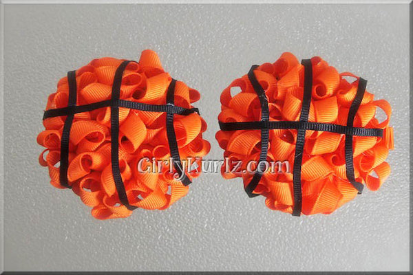 basketball hair bow