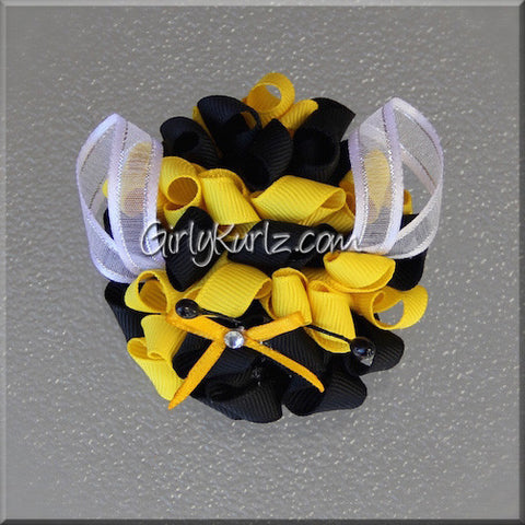 bumble bee hair clip