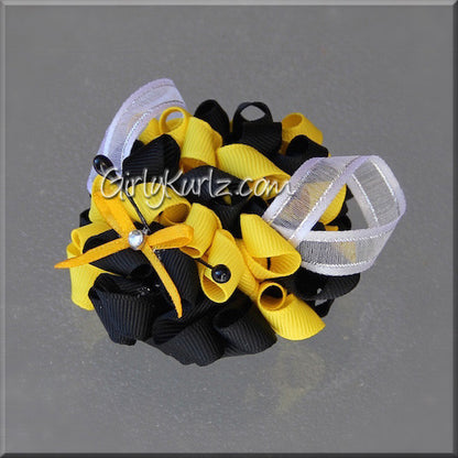 bumble bee hair clip