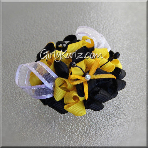 bumble bee hair clip