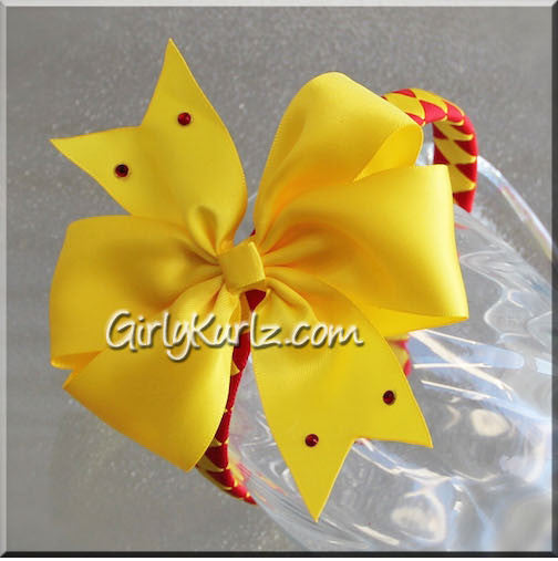 Printable bow and headband tutorial – cowgirl-inspired DIY ribbon hair accessory