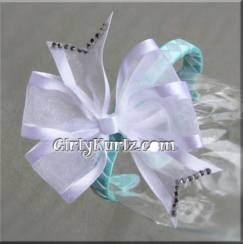 elsa headband hair bow