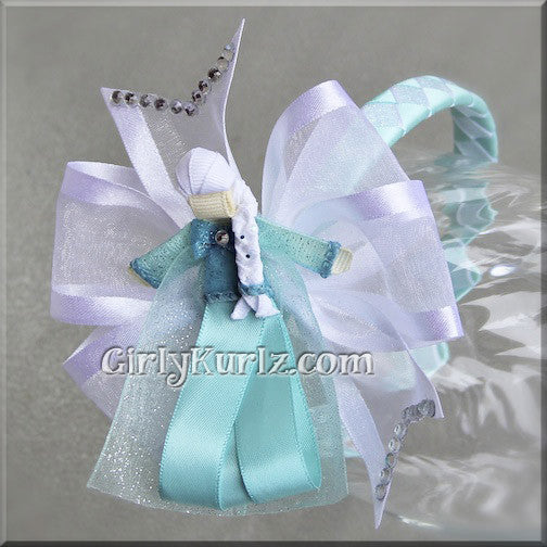 elsa headband hair bow