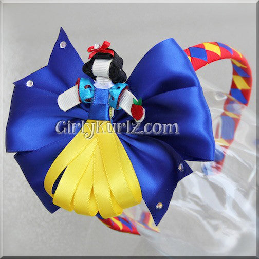 3-in-1 fairytale DIY hair bow set including character clip, bow, and matching headband