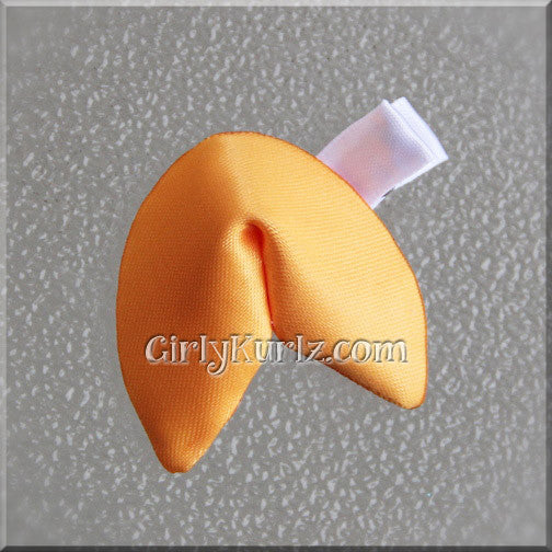 fortune cookie hair clip
