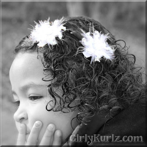 PINK Sparkly Snowflake Hair Clip