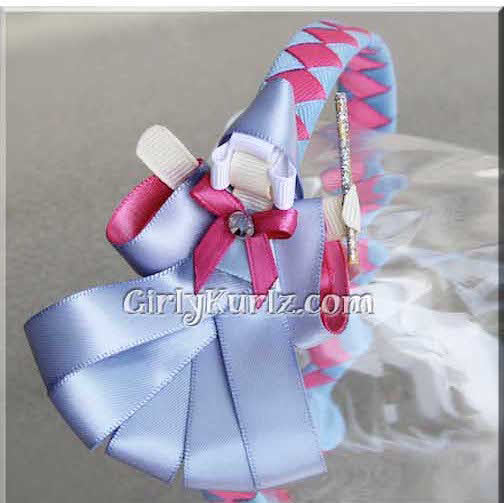 Wish granter ribbon clip on headband – magical handmade hair tutorial for girls
