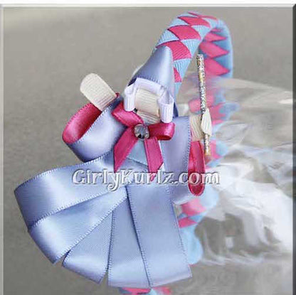 Wish granter ribbon clip on headband – magical handmade hair tutorial for girls
