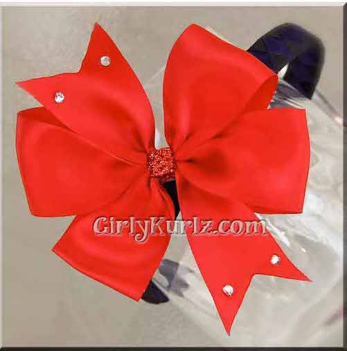 Ribbon hair bow with headband – poison queen no-sew DIY hair accessory