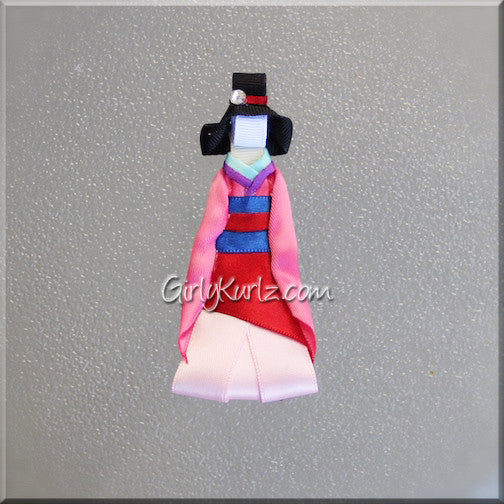 mulan hair clip