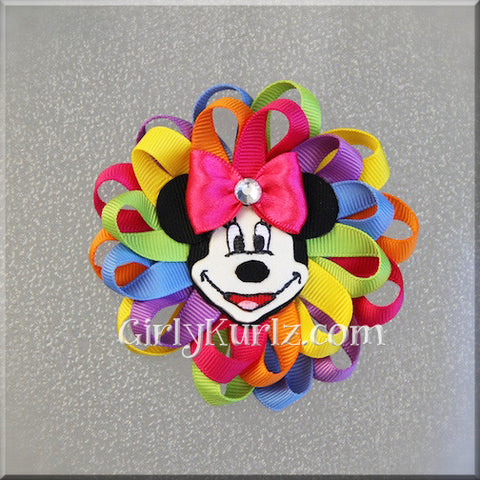 minnie mouse hair bow