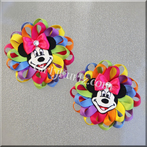 minnie mouse hair bow