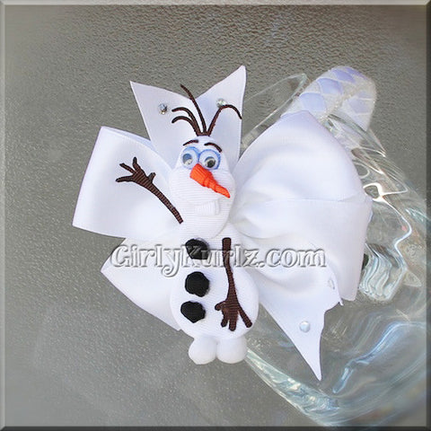 olaf headband hair bow