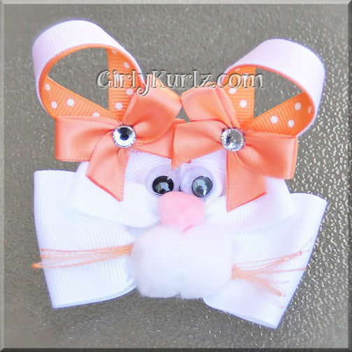 bunny hair bow