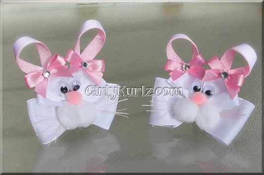 bunny hair bow