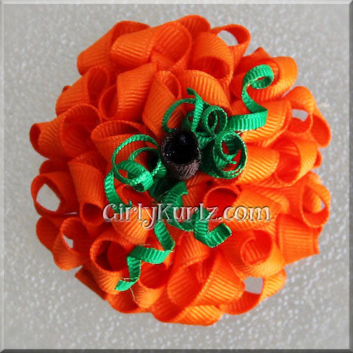 Pumpkin Hair Bow