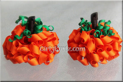 Pumpkin Hair Bow
