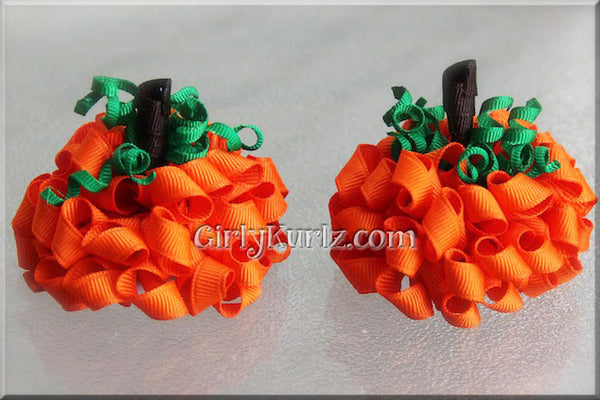 Pumpkin Hair Bow