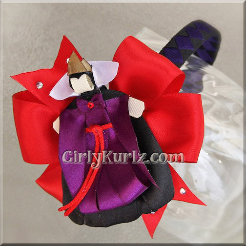 3-in-1 poison queen hair bow tutorial – DIY ribbon sculpture clip, bow, and headband set