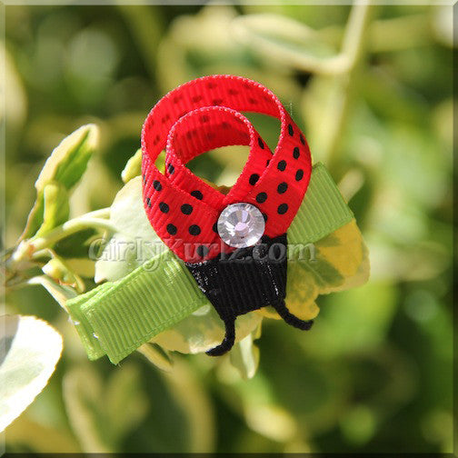 ladybug hair clip