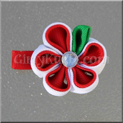 kanzashi flower hair clip