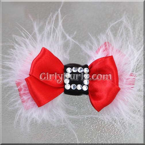santa hair bow