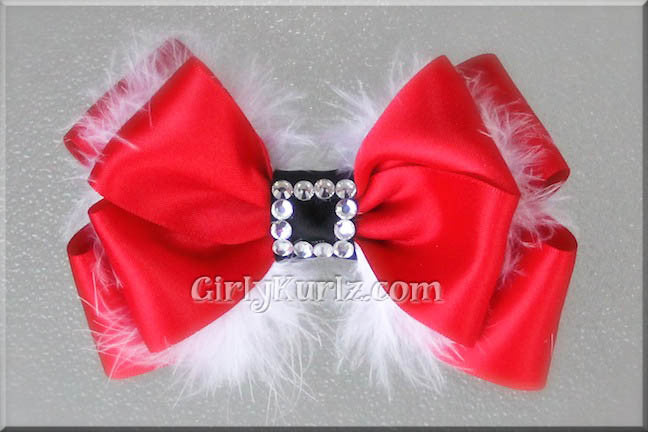 santa hair bow