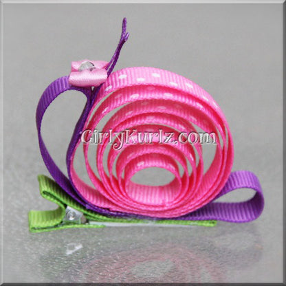 snail hair clip