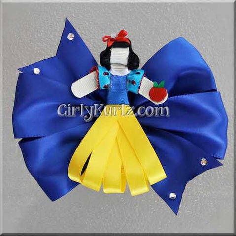 snow white hair bow