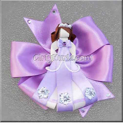 sofia the first hair bow