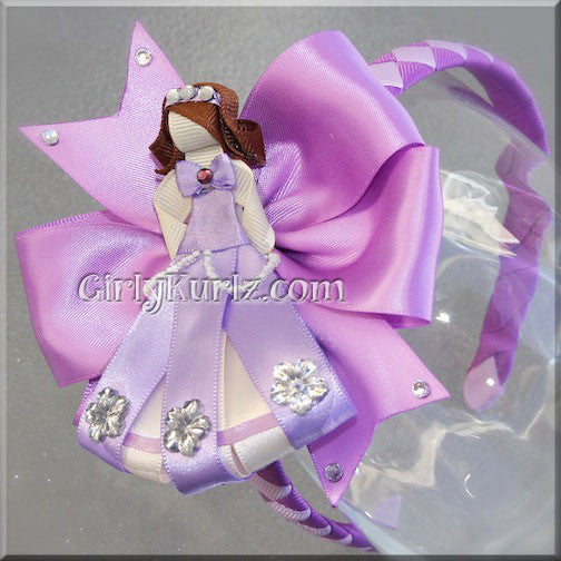 sofia the first headband hair bow