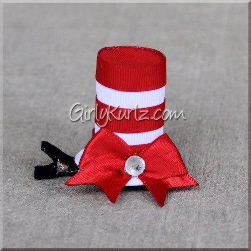 cat in the hat hair clip 