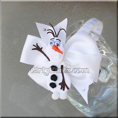 3-in-1 DIY snowman hair bow tutorial – clip, bow, and headband digital project