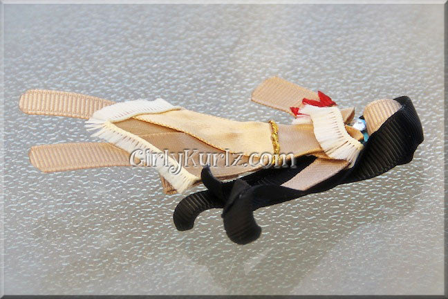 Spirit of the Wind hair clip, hair accessories, hair bow, princess hair clip