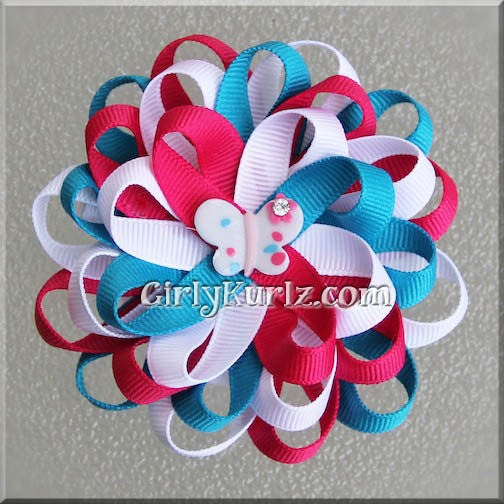 butterfly hair bow